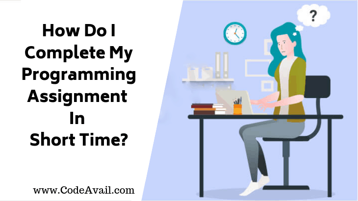 How Do I Complete My Programming Assignment In Short Time 