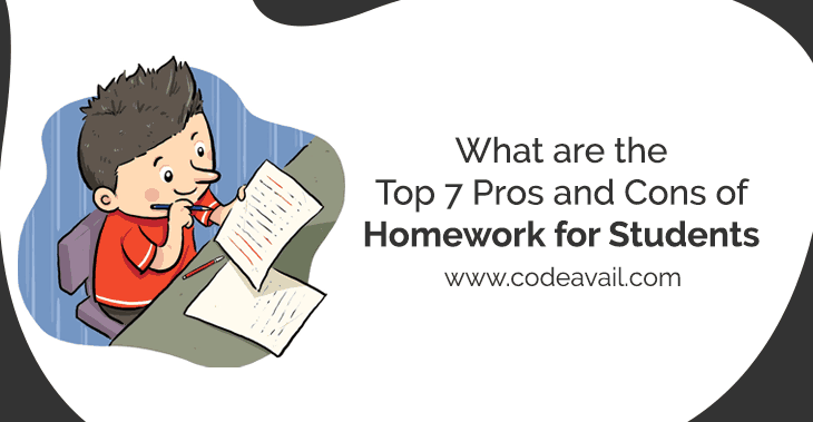 what are the top 7 pros and cons of homework for students