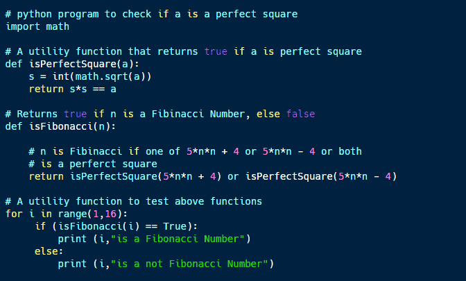Fibonacci Series In Python