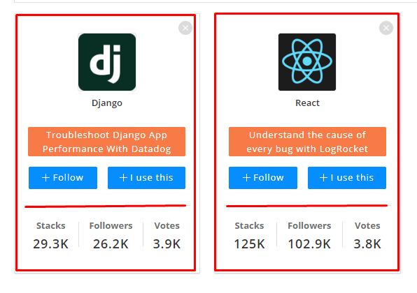 Which is better Django or react?