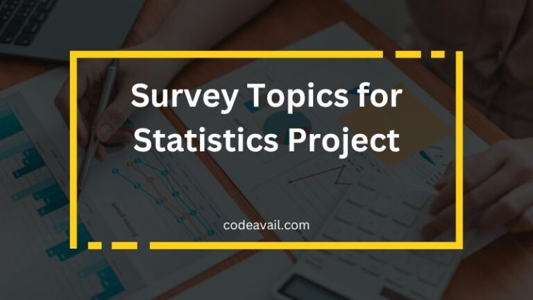 easy research topics for statistics