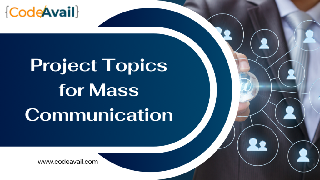project topics for mass communication