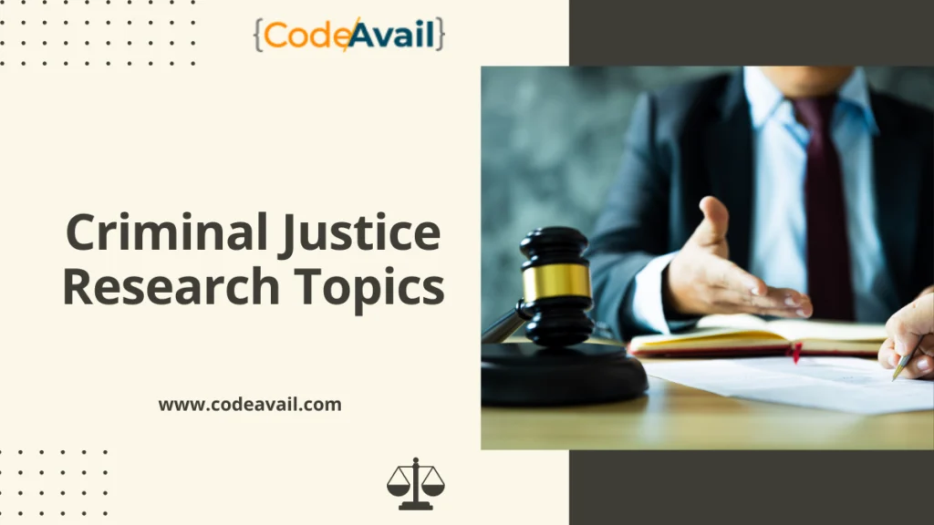 criminal justice research topics