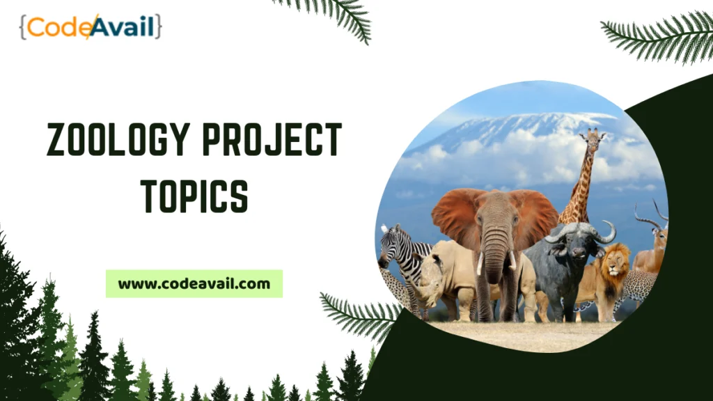zoology project topics