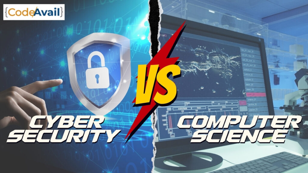 cyber security vs computer science